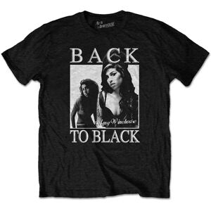 Amy Winehouse Unisex T-Shirt: Back to Black (Medium)