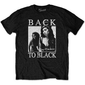 Amy Winehouse Unisex T-Shirt: Back to Black (Large)