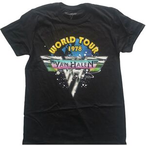 Van Halen Unisex T-Shirt: World Tour '78 Full Colour (Large)