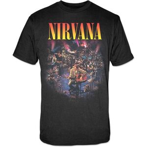 Nirvana Unisex T-Shirt: Unplugged Photo (XX-Large)