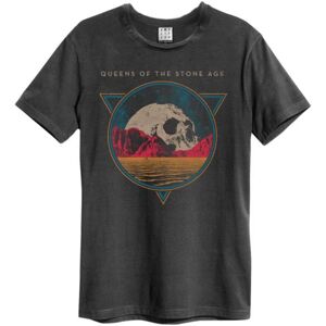 Queens of the Stone Age Queen Of The Stone Age: Skull Planet Amplified Vintage Charcoal Large T Shirt