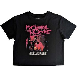 My Chemical Romance Ladies Crop Top: The Black Parade (Small)