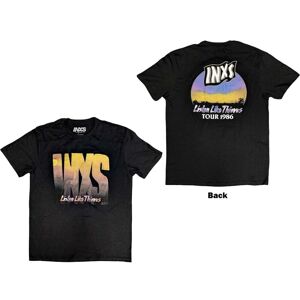 INXS Unisex T-Shirt: Listen Like Thieves Tour (Back Print) (Small)