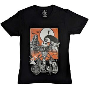 Disney Unisex T-Shirt: The Nightmare Before Christmas Orange Moon (Embellished) (Small)