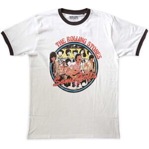 The Rolling Stones Unisex Ringer T-Shirt: Some Girls Circle (Large)