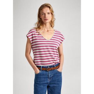 Pepe Jeans Khloe T-shirt Med Korte ærmer Rosa M Kvinde