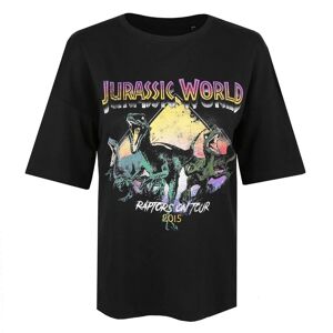 Jurassic World Dame/kvinde Raptors On Tour 2015 Oversized T-shirt