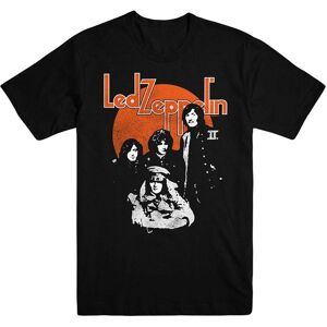 Led Zeppelin Unisex T-shirt til voksne med orange cirkel