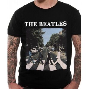 The Beatles Unisex T-shirt med Abbey Road-logo til voksne