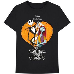 Nightmare Before Christmas Unisex T-shirt i bomuld med hjerte for voksne