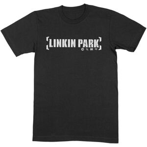 Linkin Park Unisex T-shirt i bomuld med logo i bøjle til voksne