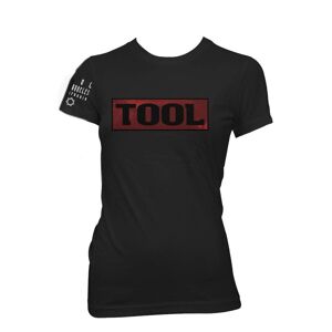 Tool Dame/kvinder Shaded Box T-shirt i bomuld med print på ryggen