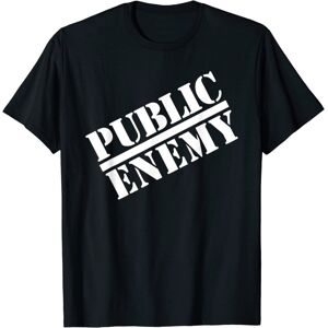 Public Enemy Unisex T-shirt i bomuld med logo til voksne