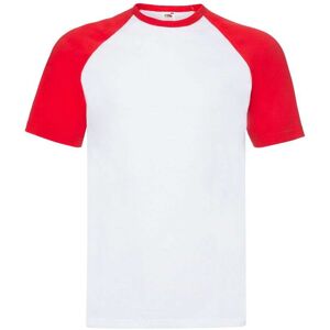 Fruit of the Loom Unisex Adult Contrast Baseball T-Shirt