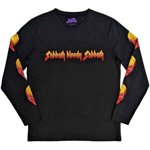 Black Sabbath Unisex Adult Bloody Sabbath Back & Sleeve Print Long-Sleeved T-Shirt