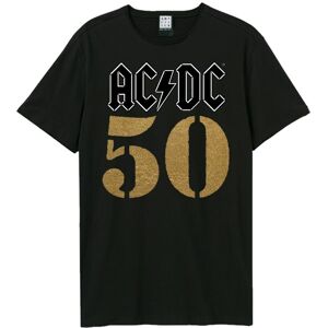 Amplified Unisex Adult AC/DC 50th Anniversary T-Shirt