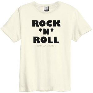 Amplified Unisex Adult Rock N Roll Liam Gallagher Vintage T-Shirt