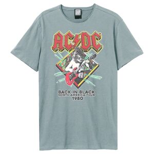Amplified Unisex Adult North America Tour 80 AC/DC Vintage T-Shirt