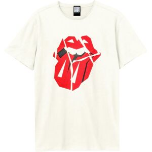 Amplified Unisex Adult Hackney Diamonds The Rolling Stones Vintage Logo T-Shirt