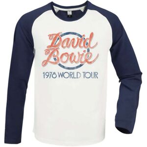 Amplified Unisex Adult 1978 World Tour David Bowie Vintage T-Shirt