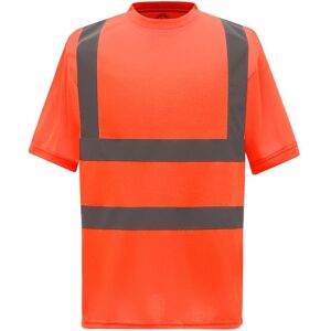 Yoko Unisex Adult Hi-Vis Safety Short-Sleeved T-Shirt