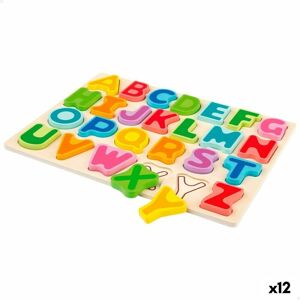 Child's Wooden Puzzle Woomax + 2 Years 27 Pieces (12 Units)