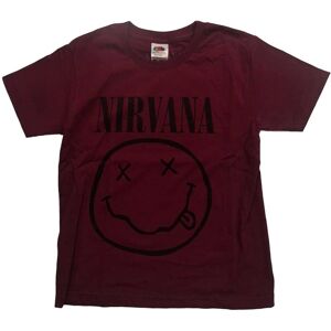 Nirvana Kids T-Shirt: Grey Smiley (13-14 Years)