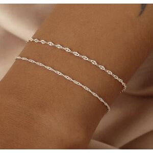 dubbelt silver armband NeW UNIseX