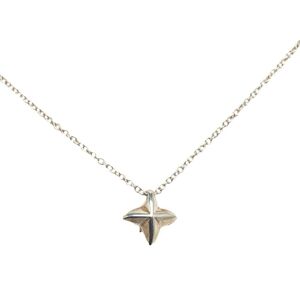 Pre-owned Tiffany Sirius Star Cross Pendant Necklace Silver