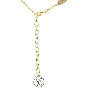 Pre-owned Louis Vuitton Essential V Necklace Gold