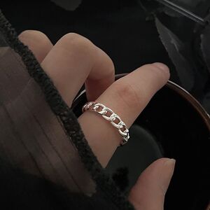 My Store S925 Sterling Silver Cool Style Combo Ring til kvinder, Specifikationer: J080