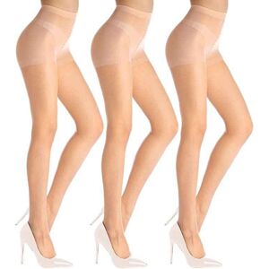 jq8 Pantyhose for Women - High Waist - 3-pack