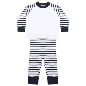 Larkwood Childrens/Kids Striped Long Pyjama Set