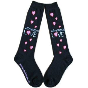 Beatles - The The Beatles Ladies Knee High Socks: All you need is love (UK Size 4 - 7)