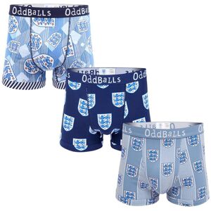 OddBalls Mens England FA Boxer Shorts (Pack Of 3)