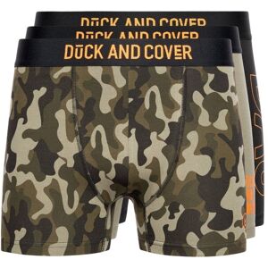 Duck and Cover Mens Alized Assorted Designs Boxer Shorts (Pack of 3)