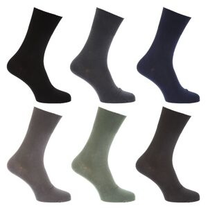 Universal Textiles Diabetiske sokker uden elastik til mænd Stay Up (pakke med 6)