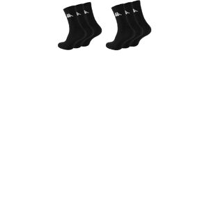 Kappa sport Mænd sokker 6 Pack sort