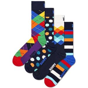 Happy Socks Multi-color Gift Set Half Lange Sokker 4 Par Flerfarvet EU 36-40 Mand