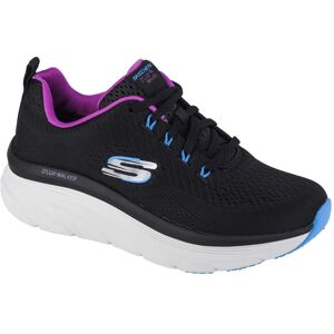 Skechers D'Lux Walker - Fresh Finesse 149368-BKPR, Kvinde, Sneakers, sort