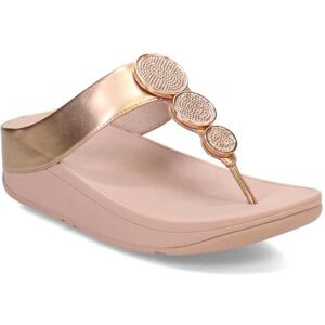 Fitflop Klipklapper Halo Bead-circle Metallic Toe-post Rosa EU 38 Kvinde