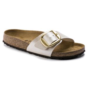 Birkenstock Madrid Big Buckle Birko Flor Smalle Sandaler Gylden EU 39 Kvinde