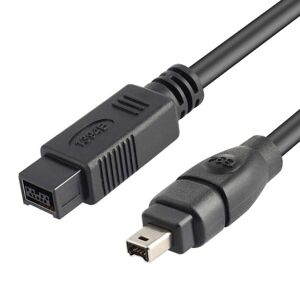 JUNSUNMAY FireWire High Speed Premium DV 800 9-benet han til FireWire 400 4-benet han IEEE 1394-kabel, længde: 3m