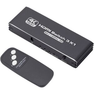 Shoppo Marte 120Hz HDMI2.0 4K With Remote Control Switcher HDCP2.2 Version 3 Into 1 Out Video Converter