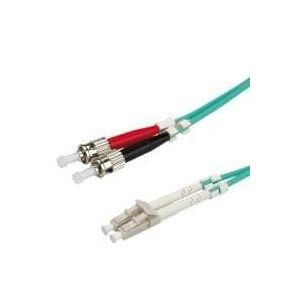 VALUE fiberoptisk kabel 50/125µm OM3, LC/ST, turkis 5m (21.99.8725)