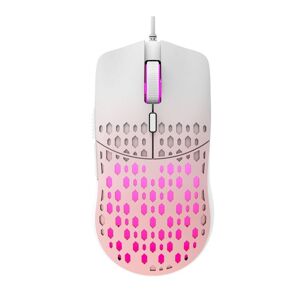 HXSJ S500 3600DPI Colorful Luminous Wired Mouse, Cable Length: 1.5m(Pink)