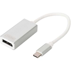 Digitus Usb-c Til Displayport-adapter Da-70844 Hvid