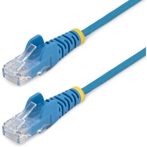 StarTech.com 2,5 M Cat6-kabel - Slankt - Snagless Rj45-stik - Blå