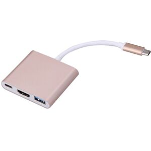 Teknikproffset USB-C Digital AV Multiport Adapter, Guld