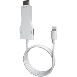 Shoppo Marte NK-1078 8 Pin to HDMI Male + USB Female Adapter Cable, Length：1m